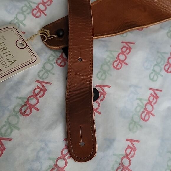 Perri's leather guitar strap Brown NWT - Picture 4 of 8